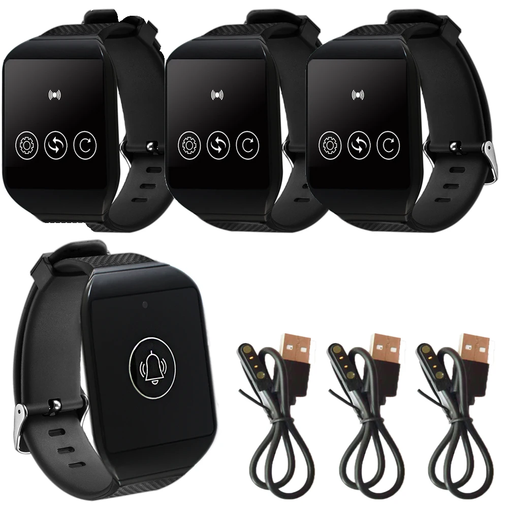 Wireless Watch Receiver Waiter Call Restaurant Pager For Hookah Cafe Dentist Clinic SU-690