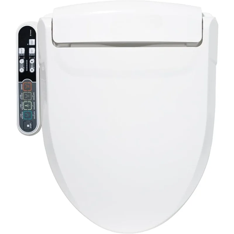 SB-2000WR Electric Bidet Toilet Seat with Heated Seating, Warm Air Dryer, Temperature Control Wash, and Control Panel