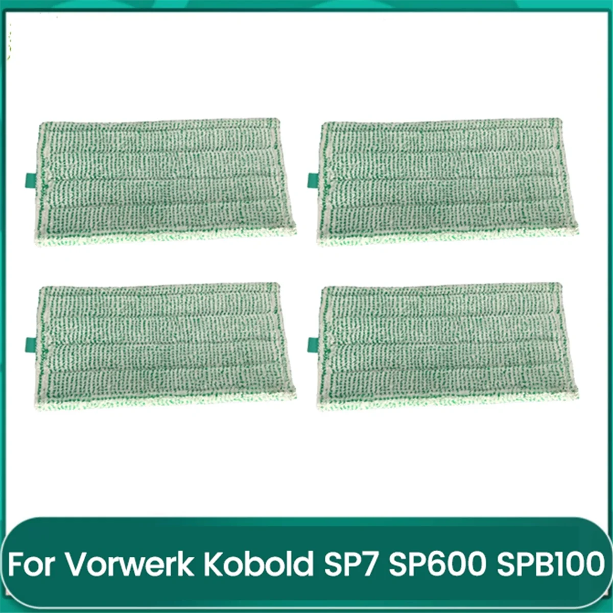 

A61I 4 шт. ткань для швабры для пылесоса Vorwerk Kobold SP7 SP600 SPB100, сменные тряпки из микрофибры, многоразовые, моющиеся
