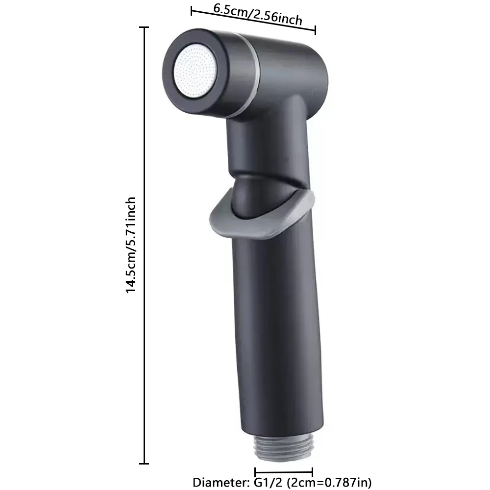 Protable Hygienic Toilet Bidet Holder Handheld Single Sprayer Gun Wall Mounted High Pressure Cleaning Toilet Bidet Sprayer
