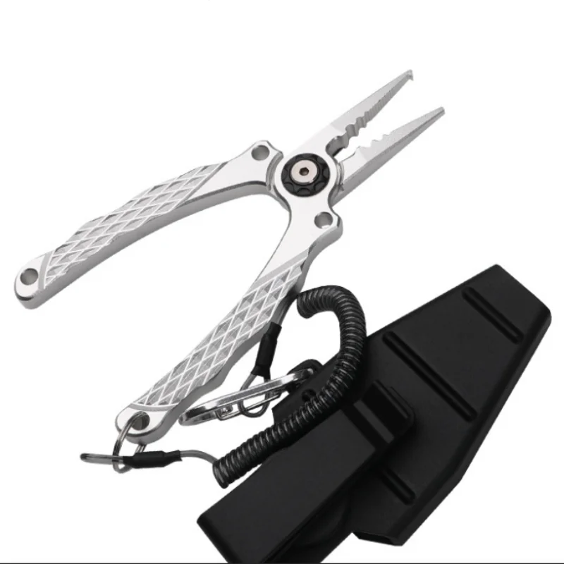 

Fishing Pliers Are Made Of Aluminum Alloy Open-loop Wire Cutting Tool Pliers Sleeve With Drawstring