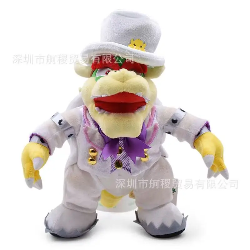 Super Mario Bowser Plush Toy 25cm Super Soft Sitting/Standing Stuffed Animal King Koopa Villain Figure Ideal Game-Themed Gift view 5