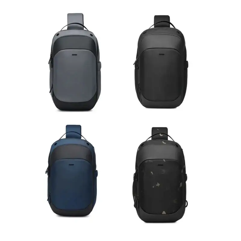 Advanced Locomotive Bag Large-capacity Male Chest Bag New Slung Chest Bag One-shoulder   Portable Waterproof Business Bag