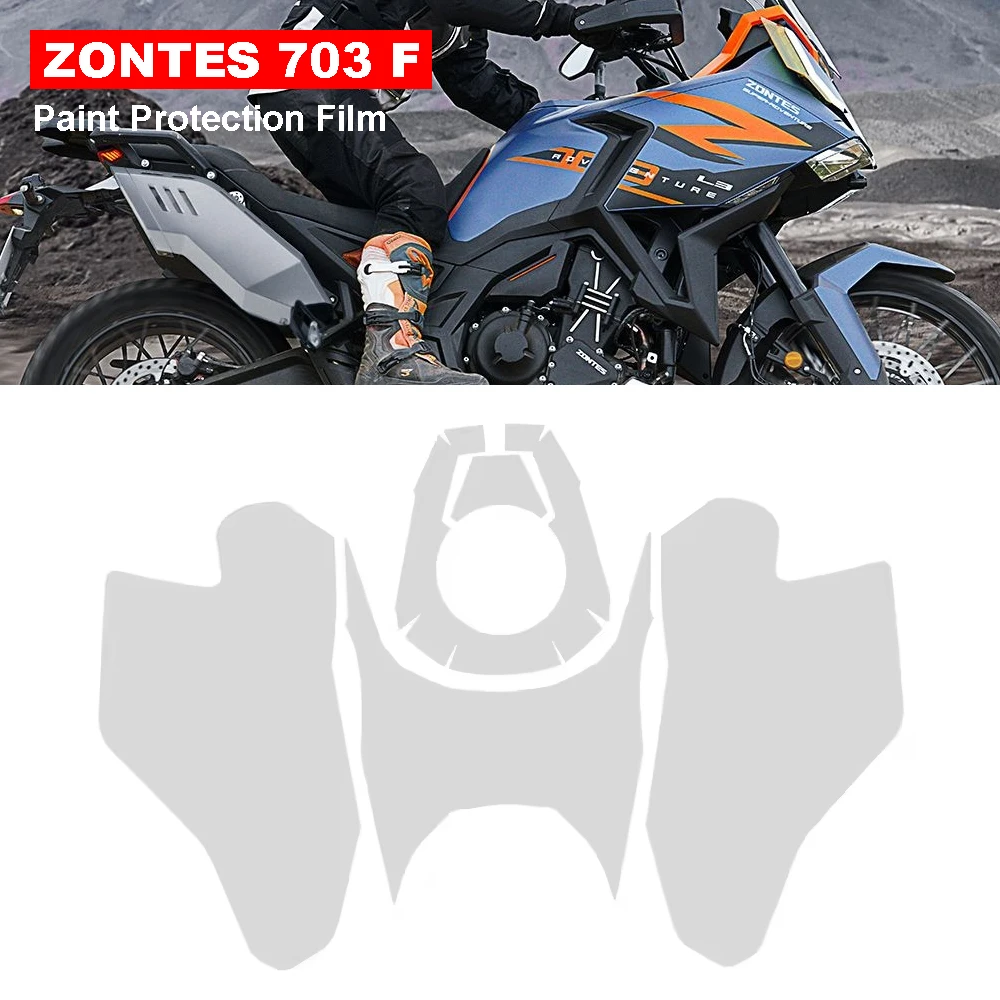 

Для ZONTES 703F PPF мотоциклетная защитная пленка из ТПУ 703 F лобовое стекло невидимый автомобильный чехол краска обтекатель наклейка защитный комплект