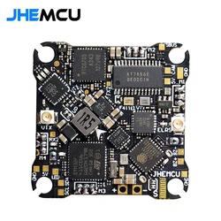 JHEMCU F411 ELVTX Flight Controller BLHELIS 12A 4 in1 ESC 5.8G 400mW VTX ELRS 2.4G RX AIO 25.5 x25.5mm 1-2S per FPV Drone