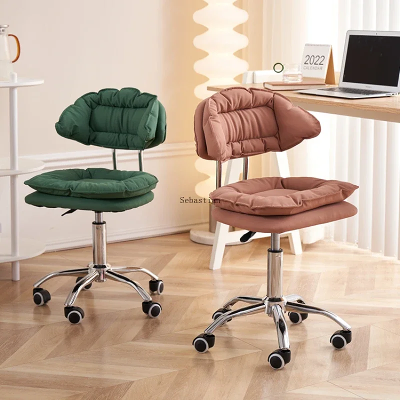 Home Computer Chair Backrest, Soft Package, Swivel Chair, Desk Chair, Student Dormitory Chair, Lifting and Rotating Office Chair