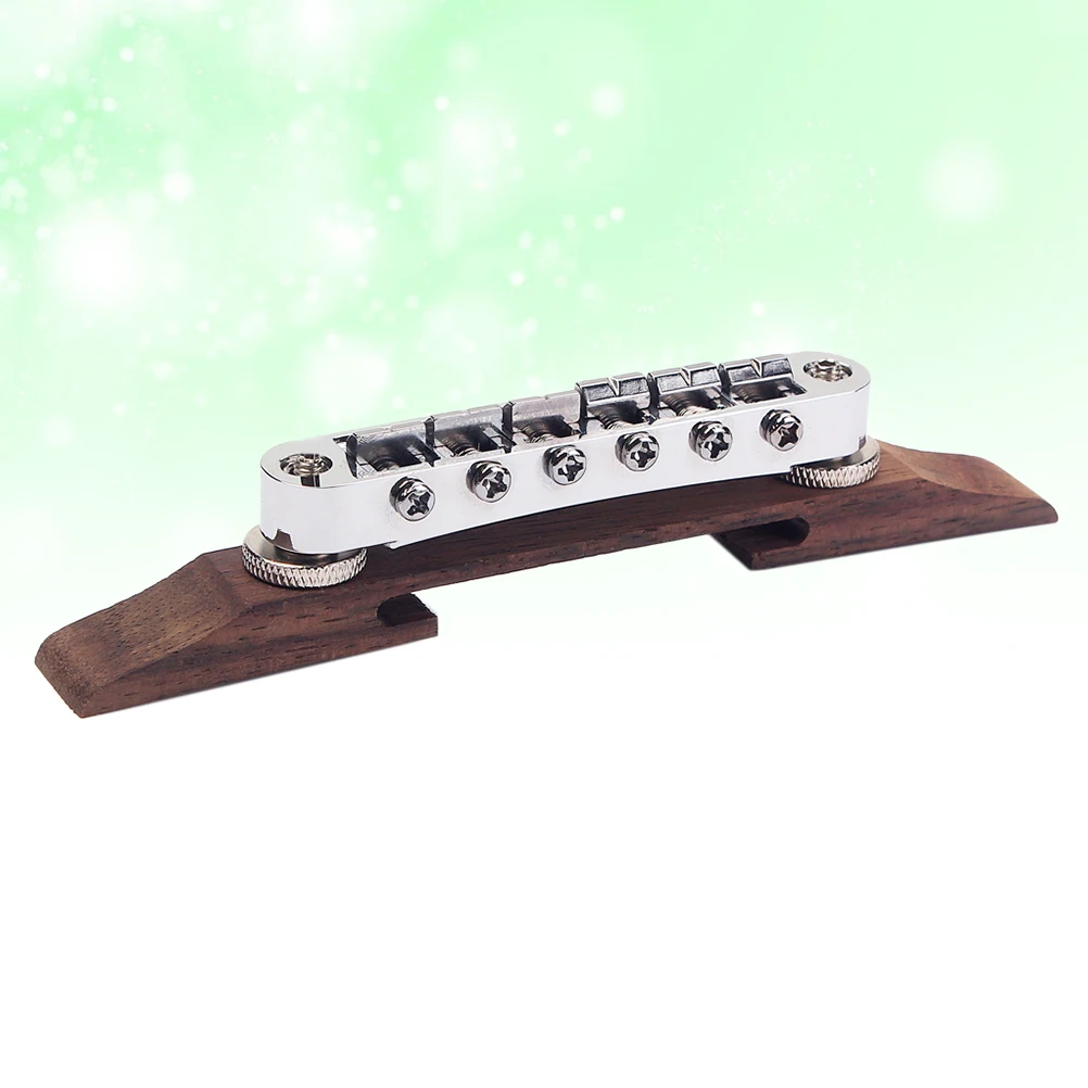 

Lifting Saddle 6 Strings Durable Roller Saddle Strings Guitar Bridge Metal Guitar Bridge Install
