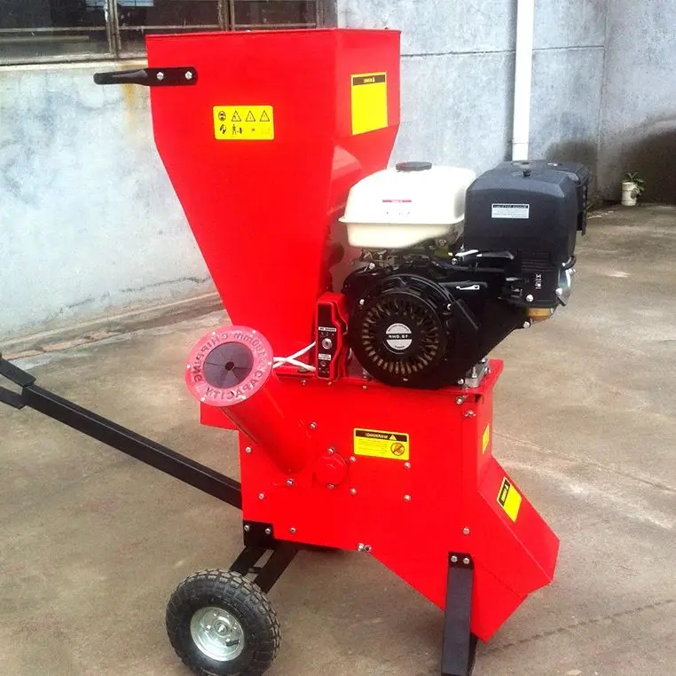 

Портативный измельчитель древесины на колесах с индивидуальной настройкой, высокоэффективный шредер для сада, фермы, двора