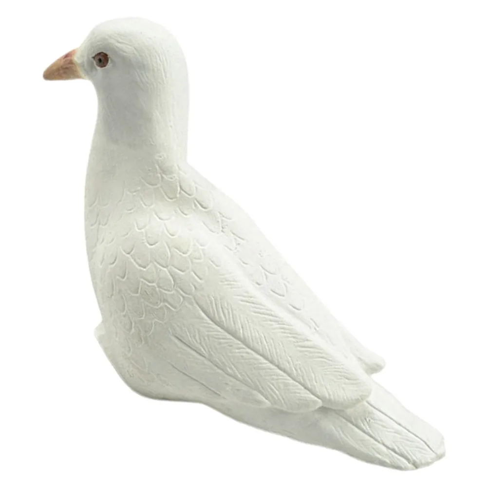 

Rubber Pigeon Props Lifelike Figurine Trick Stage Performance Garden Decoration Outdoor Statues Bird Adornment