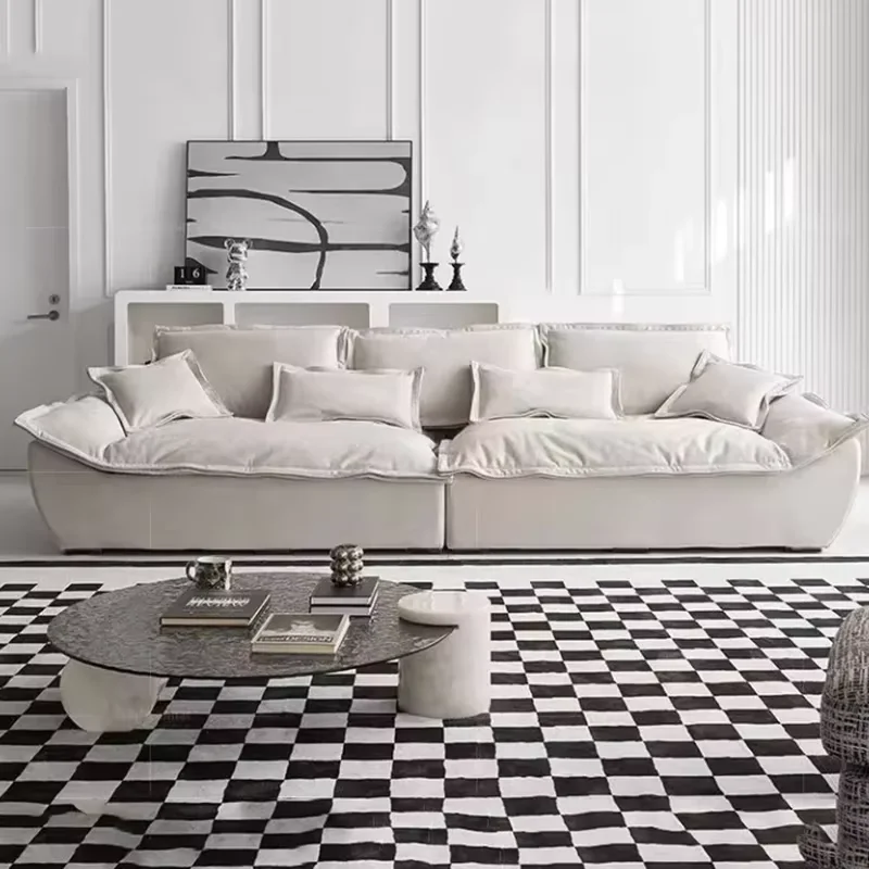 Minimalist Living Room Sofas European Italian Nordic Modern Recliner Sofas Designer Wooden Divano Soggiorno Home Furniture