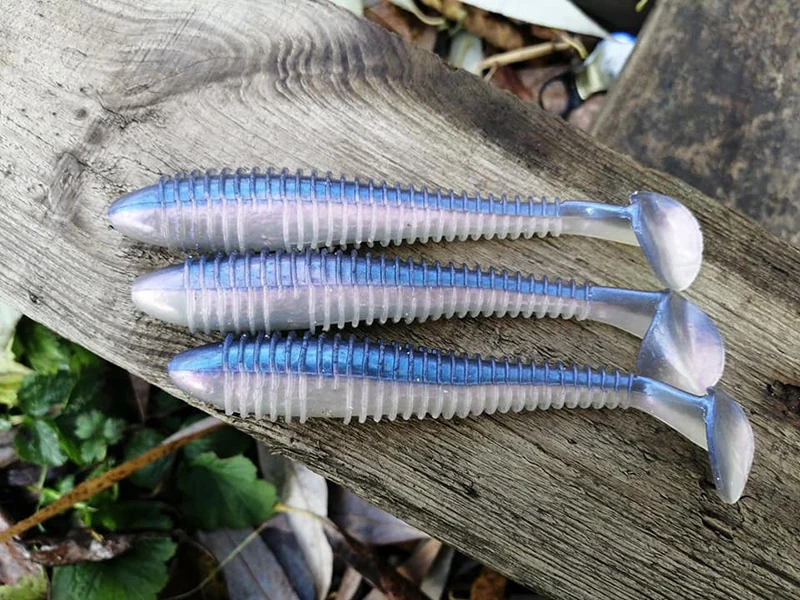 KESFISHING Fishing Soft Lures125mm Vibro Shad Artificial Silicone Baits Pesca Swimbait Pike Bass fishing pesca