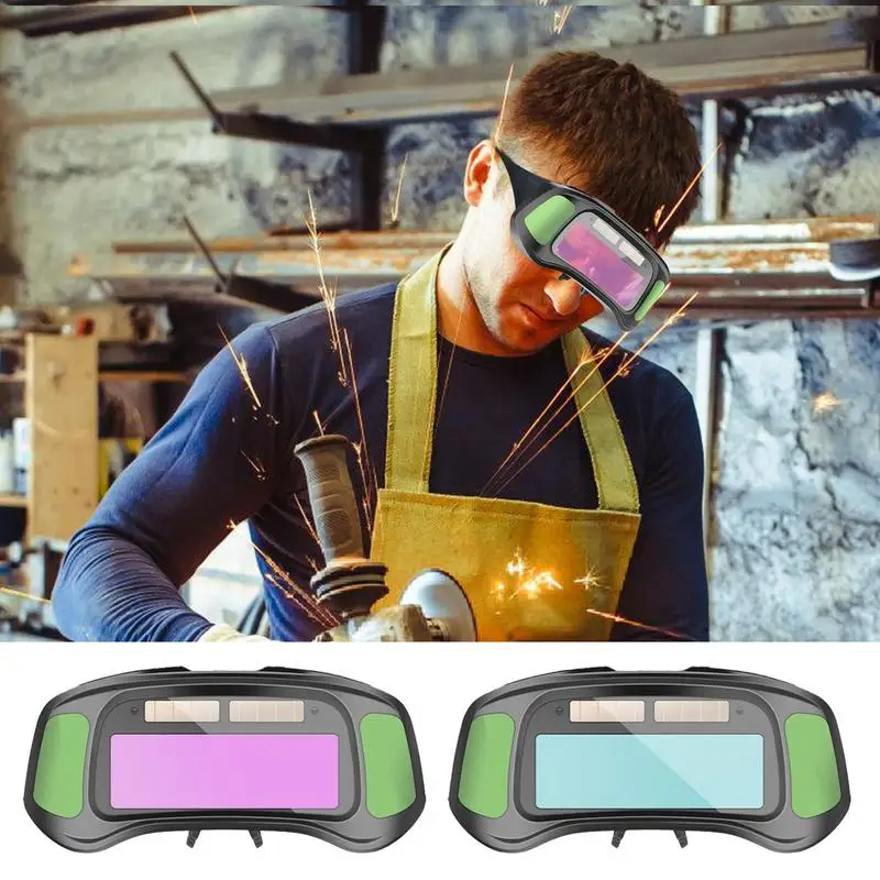 Welding Goggles Auto Darkening Welding Safety Glasses UV Protection Eye Protection Goggles Solar Powered Welding Helmet