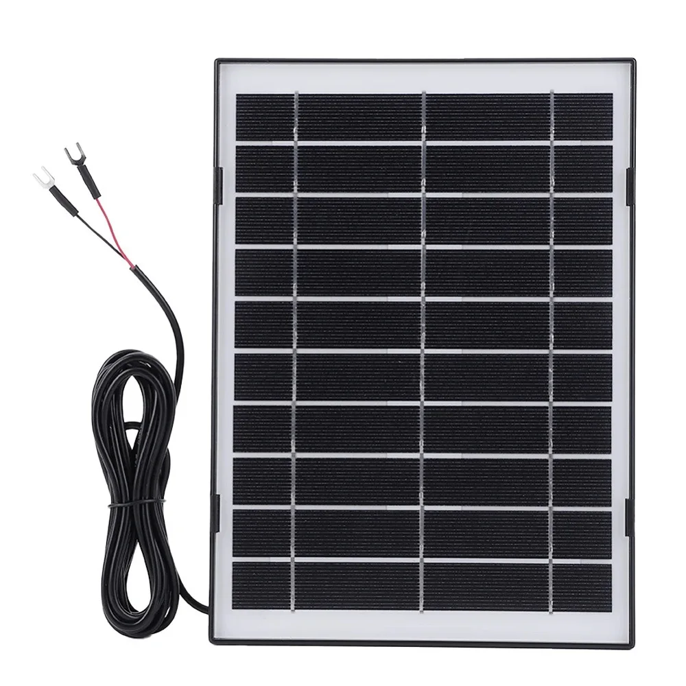 8W Solar Panel Charger U-Shaped Port for Smart Ring Video Doorbell 4/3/3plus/2 Monitoring Camera Systems