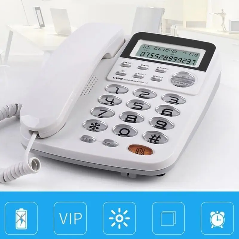 652F Business Telephone With 62 Call Memory Number 5 Local Area Codes VIP Call and Caller Display Multiple Function