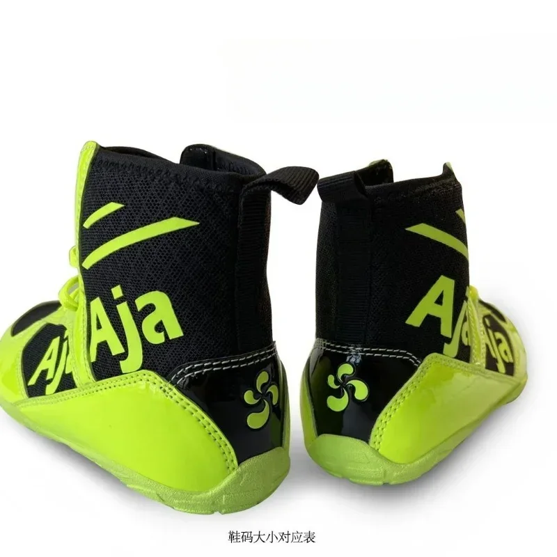 أحذية مصارعة ذات علامة تجارية فاخرة للنساء أحذية رياضية خضراء للسيدات ماركة مصمم أحذية ملاكمة للأولاد الكبار أحذية رياضية للقتال