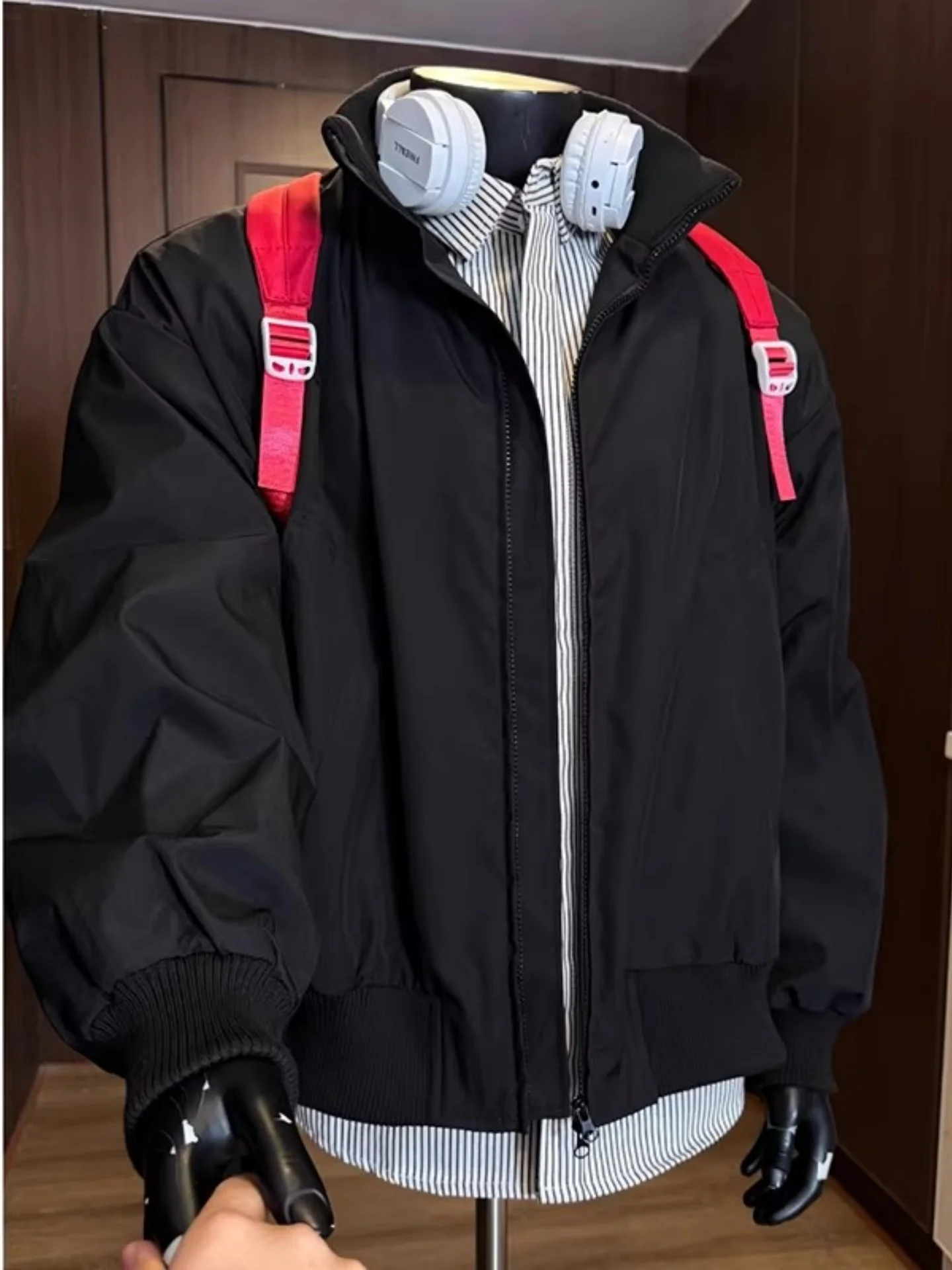 

American Sle Cleanfit Flight Jaet Men's ort Bomber Loose Outerwear Spring Faionable Youthful Breathable Windproof