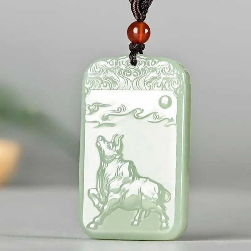 

New Natural Zodiac Jade Brand, Fashionable Versatile Ethnic Style Pendant