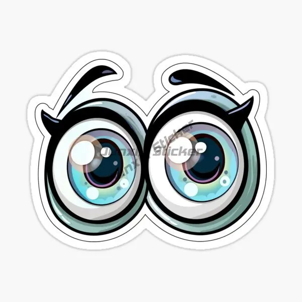 Creative Exterior Accessories Personality Creative Surprised Eyes Funny Decal Decoration Waterproof vinyl self-adhesive Sticker