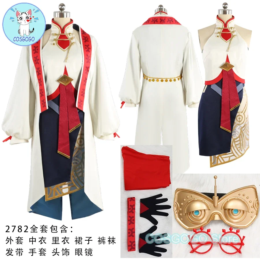 COSGOGO [Customized]Game Tears Of The Kingdom Purah Cosplay Costume Halloween Outfits Women Men New Suit Uniform