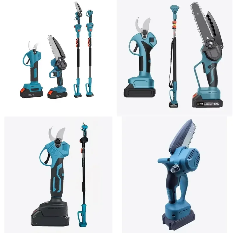 

【CHIMU HOME】 Brushless Electric Hedge Trimmer 24V 60cm Blade Telescopic Pole for Garden Tree Pruning