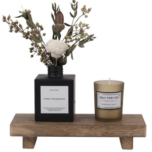 装飾用の木製の台座スタンド農家のためのライザー8.6インチ小さな木製ライザーソープスタンドスタンドフィートトレイキャンドルバスルームカウンター 10最高の販売木製スタンド-7