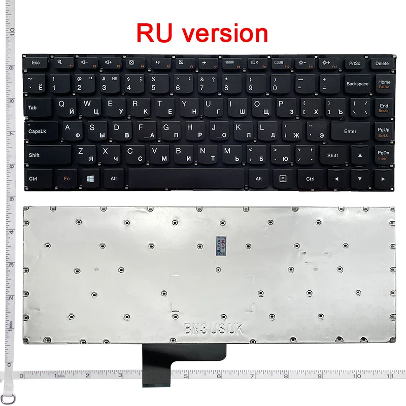 Imagem -02 - Teclado ru us sp uk para Lenovo Ideapad U3170 20344 E31-70 E3180 Yoga 13 14 500s13isk 700-14 Não se Encaixam Yoga Pro Novo