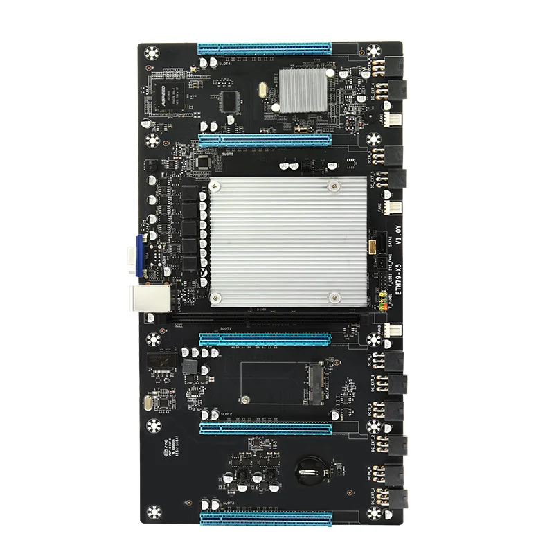 New ETH79-X5 motherboard supports 3060 graphics card 65mm pitch ddr3 notebook memory with VGA port