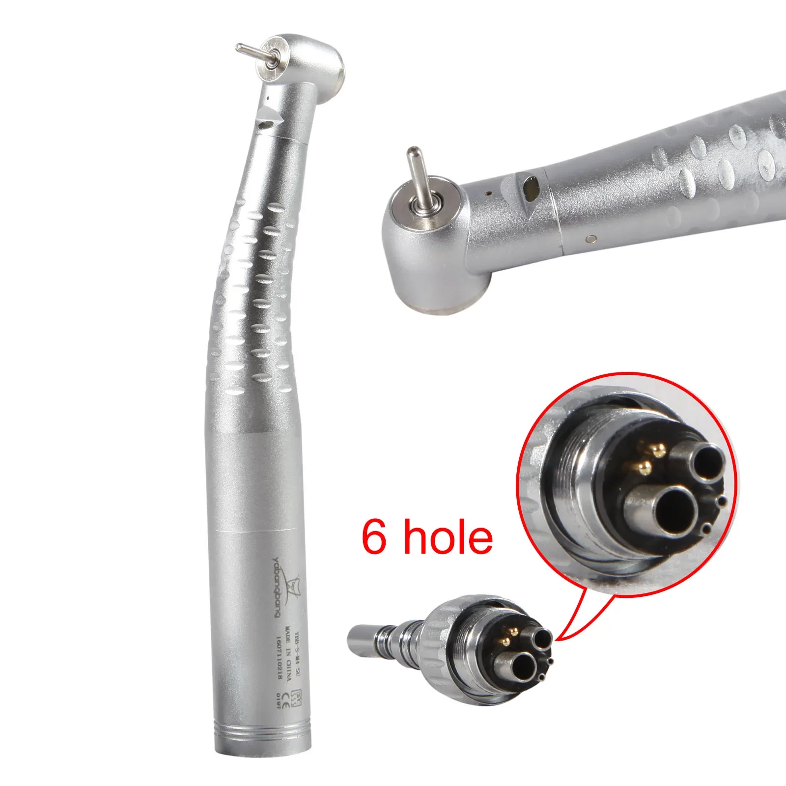 

hot sale turbine Den tal handpiece stainless steel Fiber Optic Den tal handpiece high speed+Quick Coupler 6 Hole