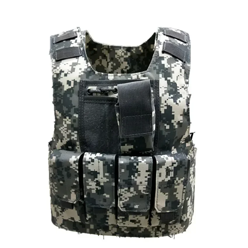 Forces Camouflage Military Special Uniform Equipment Bulletproof Kids Boys Soldier Vest Tactical Combat Army Tops Armor