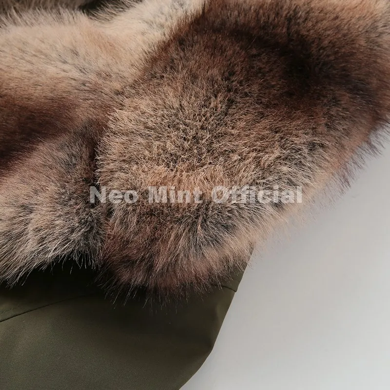 Neo Mint Trendy 2026 Fur Collar Bomber Jacket Women Winter Warm Padded Coat Parkas Luxury Brand Quilted Puffer Jackets Overcoats