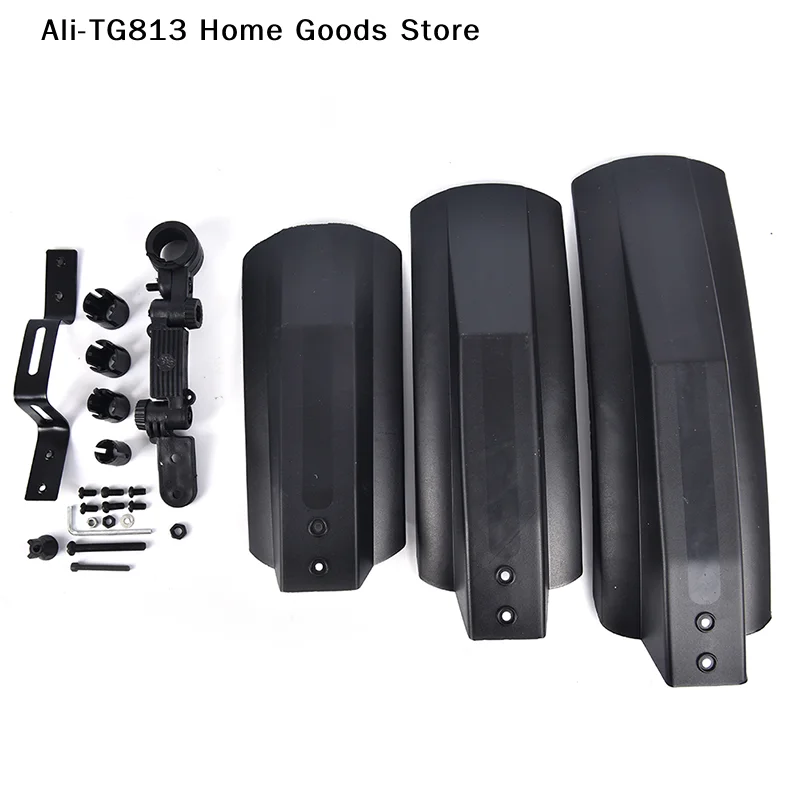 

[TG813]2PCS Snow Bicycle Mountain Bike Front Rear Mud Guard Fenders for Fat Tire