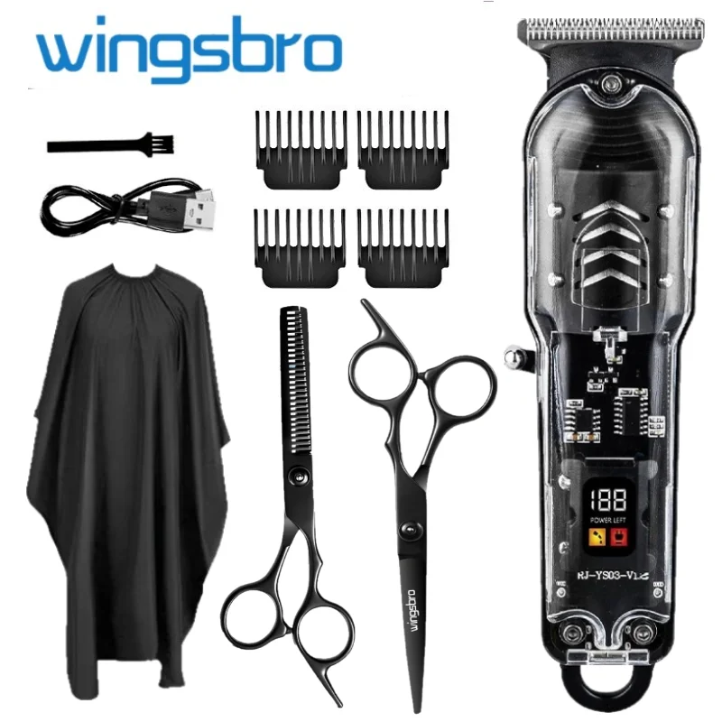 

Электрическая машинка для стрижки волос, набор триммеров для волос, USB-заряжаемая бритва для стрижки