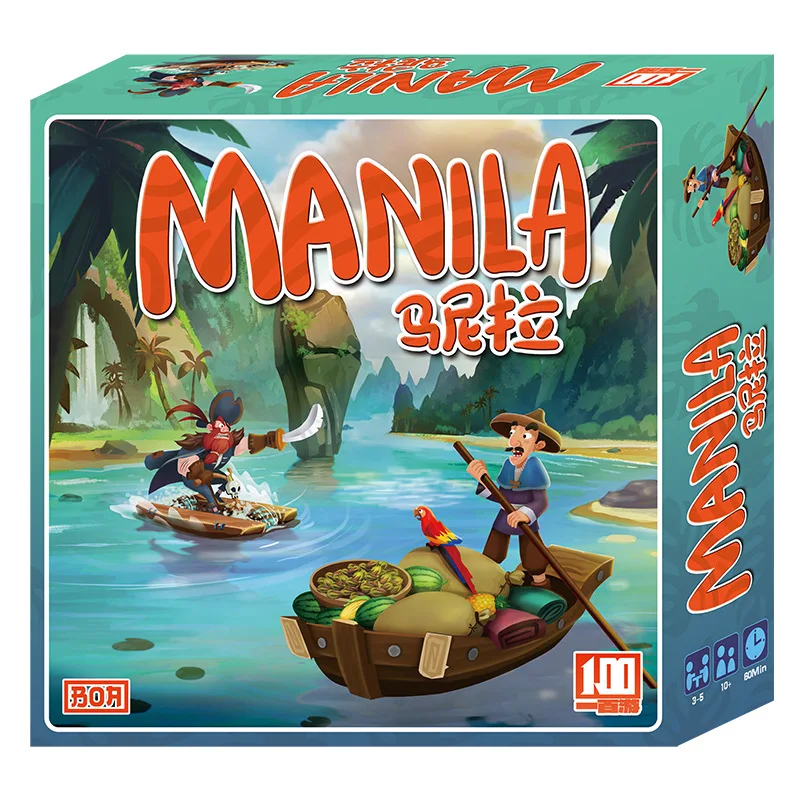 Manila Board Game 3-5 Players Family/Party Funny Table Game Friends Entertainment Cards Game