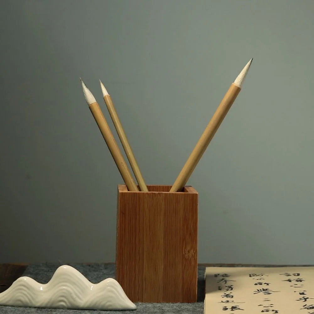 전통 중국 서예 브러시 유화 오일 수채화 성경 쓰기 브러시 늑대 머리 하이 엔드 아트 페인트 브러시