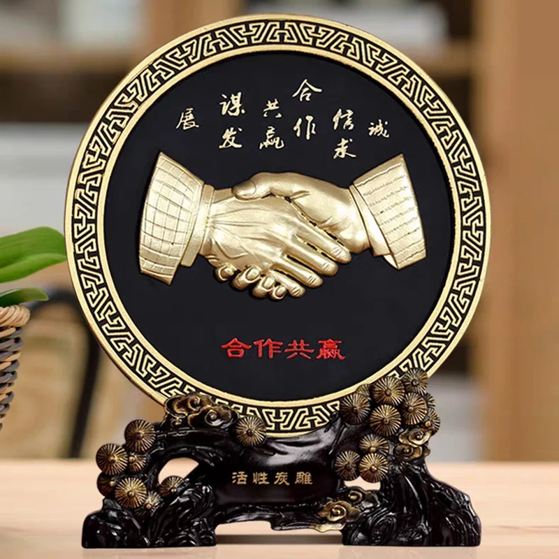 Export Gold Label Puer Tea Cake Decoration Yunnan Pu'er Era Souvenir Hot sales 357g Standard Specifications Pu erh Ornament Home