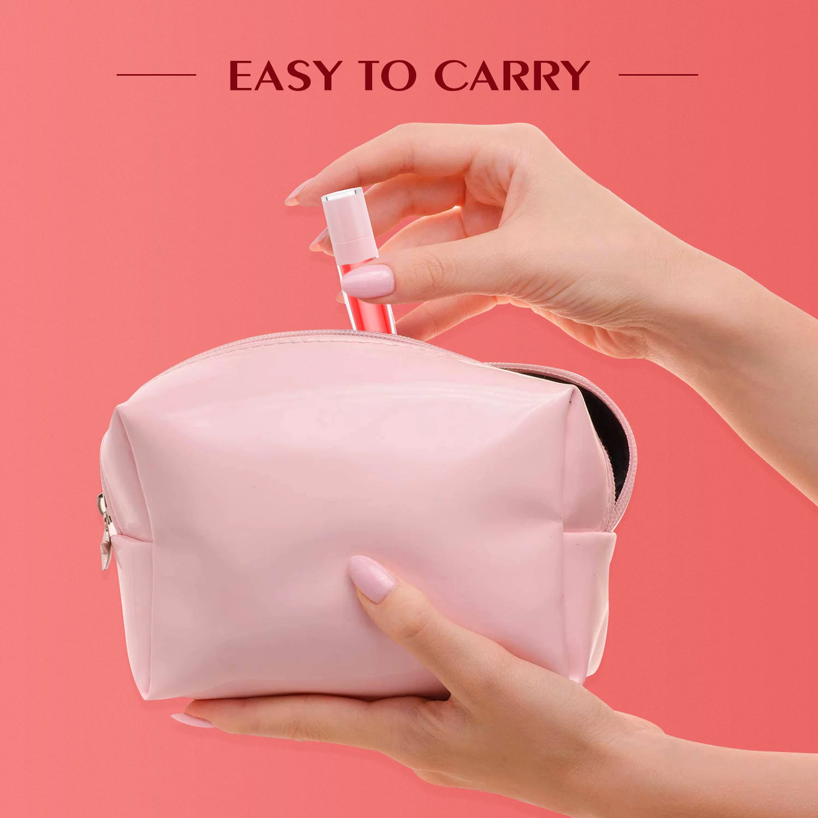 10 قطعة أنابيب ملمع الشفاه الفارغة شكل دائري لتقوم بها بنفسك صبغة زيت الشفاه السائل غير تسرب حجم السفر تغليف الحاويات خفيفة الوزن #5