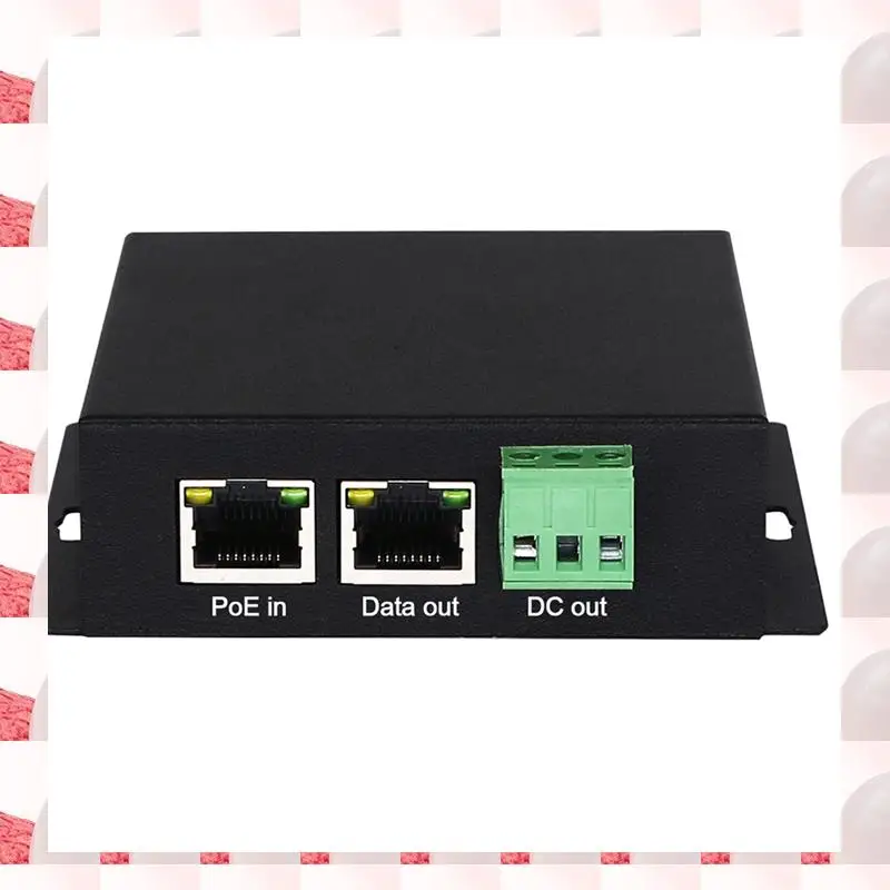 

ABGN Industrial Home Isolated Poe Gigabit Splitter High Power 12V/24V Output Support IEEE802/3AF/AT/BT
