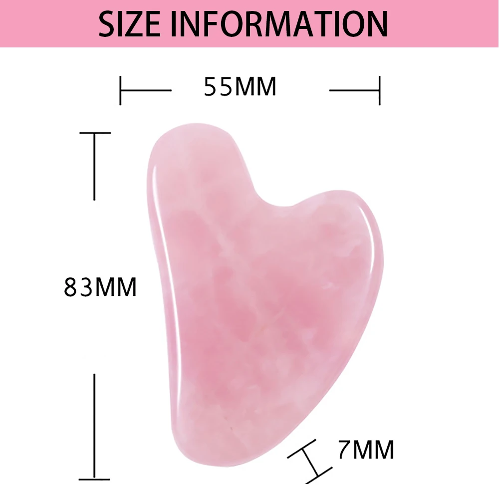 Smooth Natural Jade Gua Sha Board Portable Home Facial SPA Massage Tool Gentle Daily Skin Care Unisex Beauty Accessory