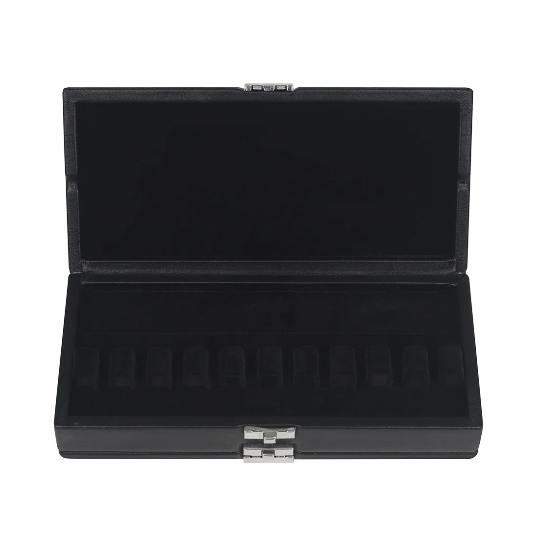 Double Layer Oboe Reed Holder 20 Capacity PU Leather Hard Case with Individual Slots for Safe Storage & Transport