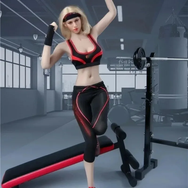 1/6 Bilancia Moda Fitness Abbigliamento Sportivo Vestito Misura Soldato Femminile Modello di Vestiti per 12 "Action Figures Fire Girl Toys
