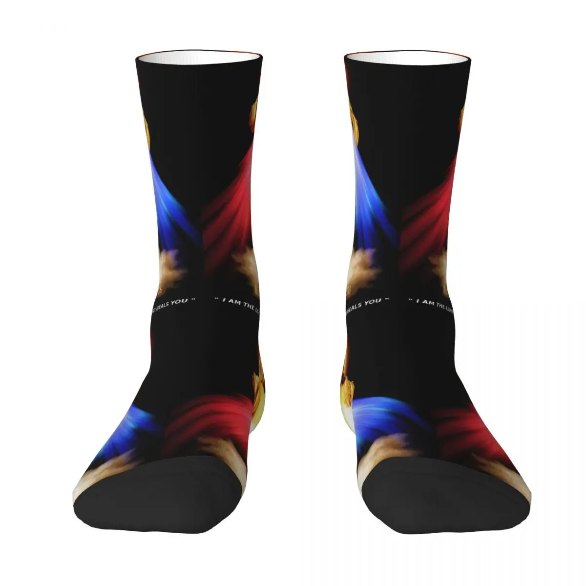 I Trust In You Jesus Christ Socks Sports 3D Print Boy Girls Mid-calf Sock