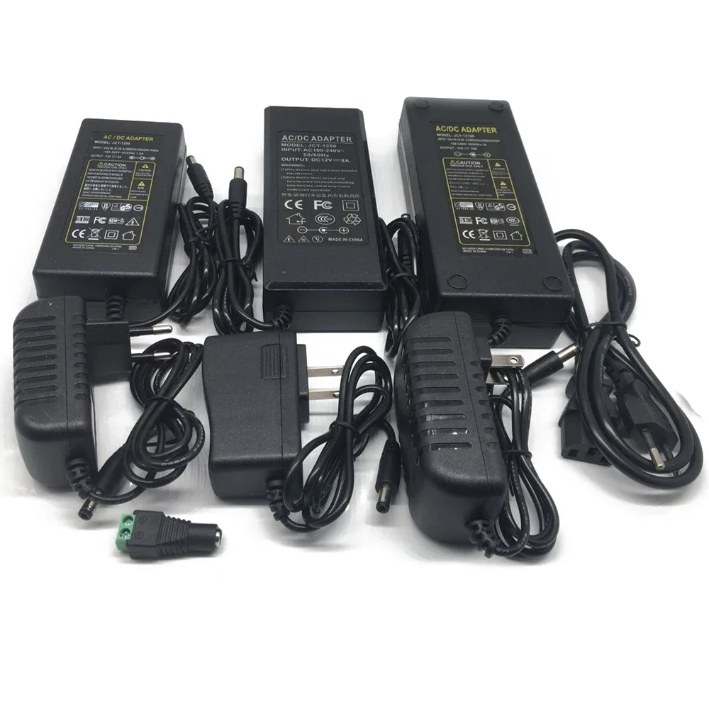 Lighting transformer DC5V 12V 24V  AC 110V 220V switching power supply 1A 2A 3A 5A 6A 8A 10A LED power adapter for CCTV LED lamp