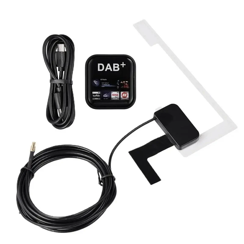 DAB + USB Android Car Radio Tuner Window Antenna Navigation APP Control Kit Universal DAB USB Dongle Digital