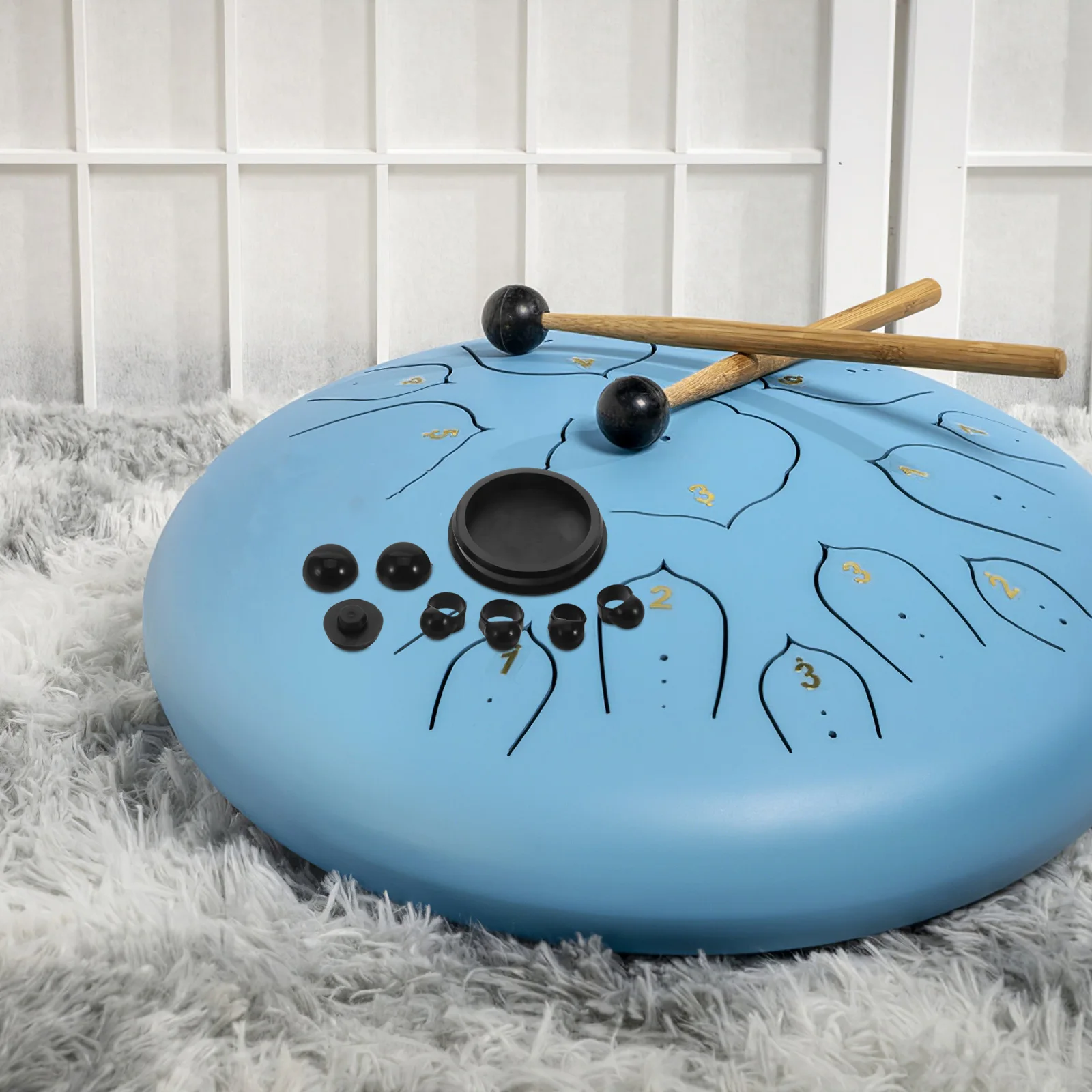 

Ethereal Drum Accessories Noise Reduction Sleeve Finger Cots Practice Kit Black