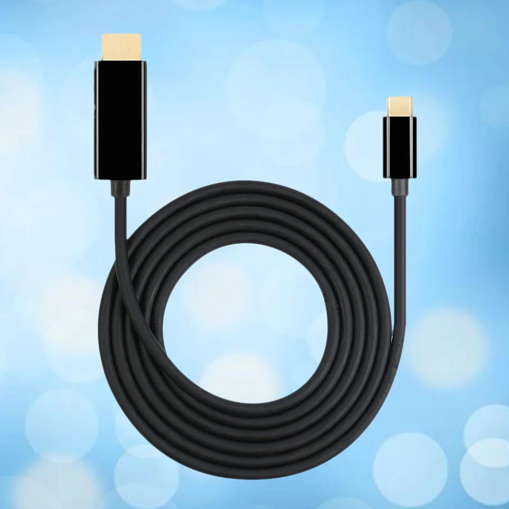 Kabel USB 3.1 Typu C o długości 1,8 m, ultracienki adapter do laptopa, monitora, projektora, kabel adaptera Typu C, komputery PC
