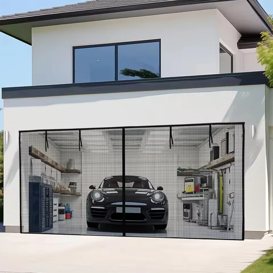 

Custom Size Strengthened Fiberglass Mesh, Strong Magnet, Garage, Anti-mosquito, Automatic Screen Magnetic Mesh Screen Door