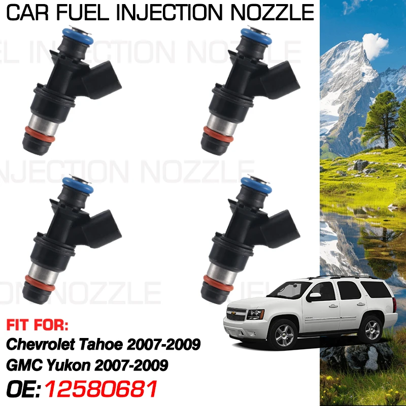 Car Fuel Injectors Nozzle Injection for Chevrolet Tahoe GMC Yukon 2007-2009 Accessories 12580681 155-0565 FIGM004X8-A MP-10662