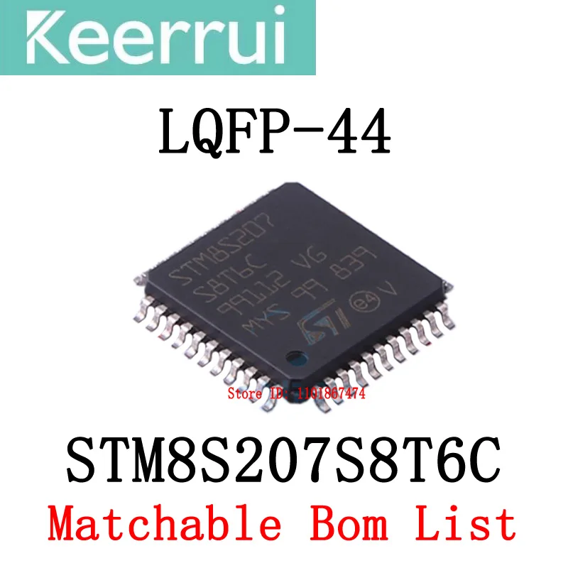 

1~1000pcs/LOT brand new original STM8S207S8T6C LQFP-44 STM8S207 S8T6C STM8S QFP44 STM MCU IC chip (can match BOM list table)