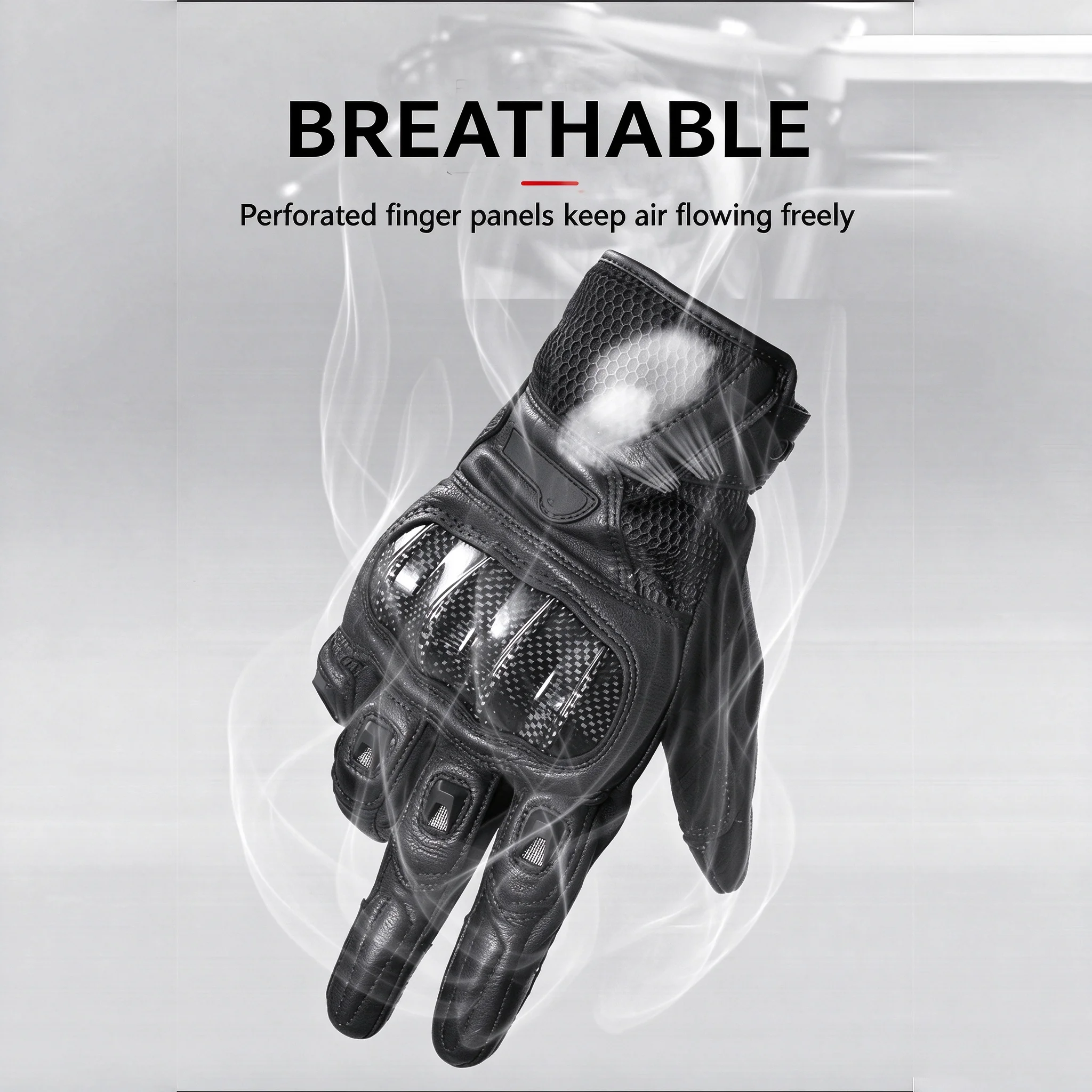 ถุงมือมอเตอร์ไซค์สำหรับฤดูร้อน - Motorcycle Glove Knuckle บทวิจารณ์และราคา