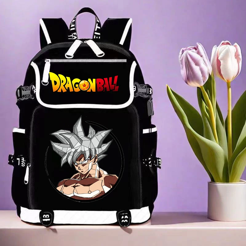 Dragon ball mochila absorvente de umidade respirável estudante mochila grande capacidade multi zona mochila presente aniversário das crianças